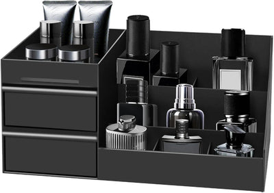 Vanity Bottle Organizer Multi-Slot Stable Base Compact Storage