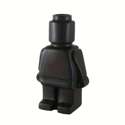Vase Modern Building Block Smooth Resin