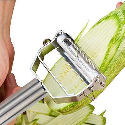 Vegetable Peeler Dual-Function Stainless Steel Dishwasher Safe