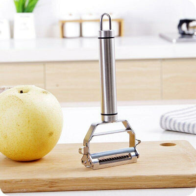 Vegetable Peeler Dual-Function Stainless Steel Dishwasher Safe
