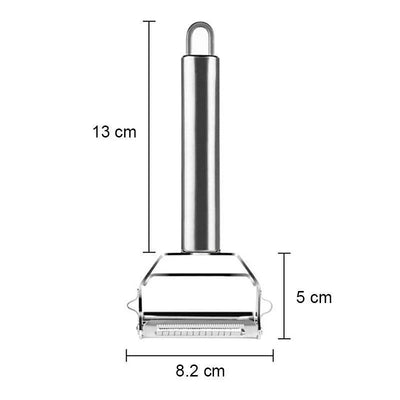 Vegetable Peeler Dual-Function Stainless Steel Dishwasher Safe