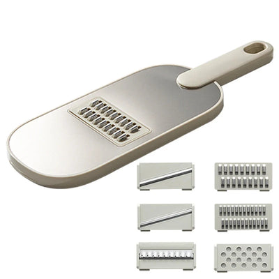 Vegetable Slicer 6-In-1 Stainless Steel Blades Dishwasher Safe