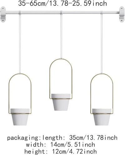 Vertical Garden Set 3-Plant Adjustable Height