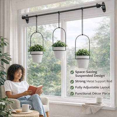 Vertical Garden Set 3-Plant Adjustable Height
