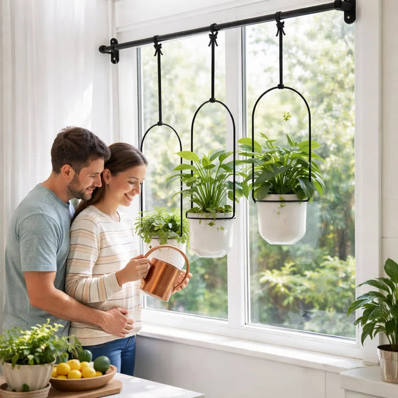 Vertical Garden Set 3-Plant Adjustable Height