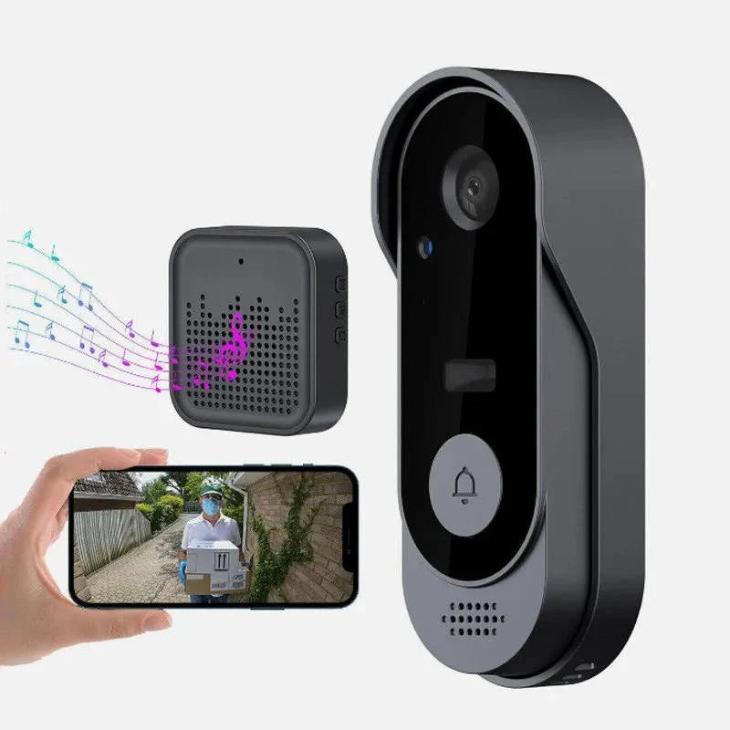 Video Doorbell Wireless HD Night Vision & Two-Way Audio