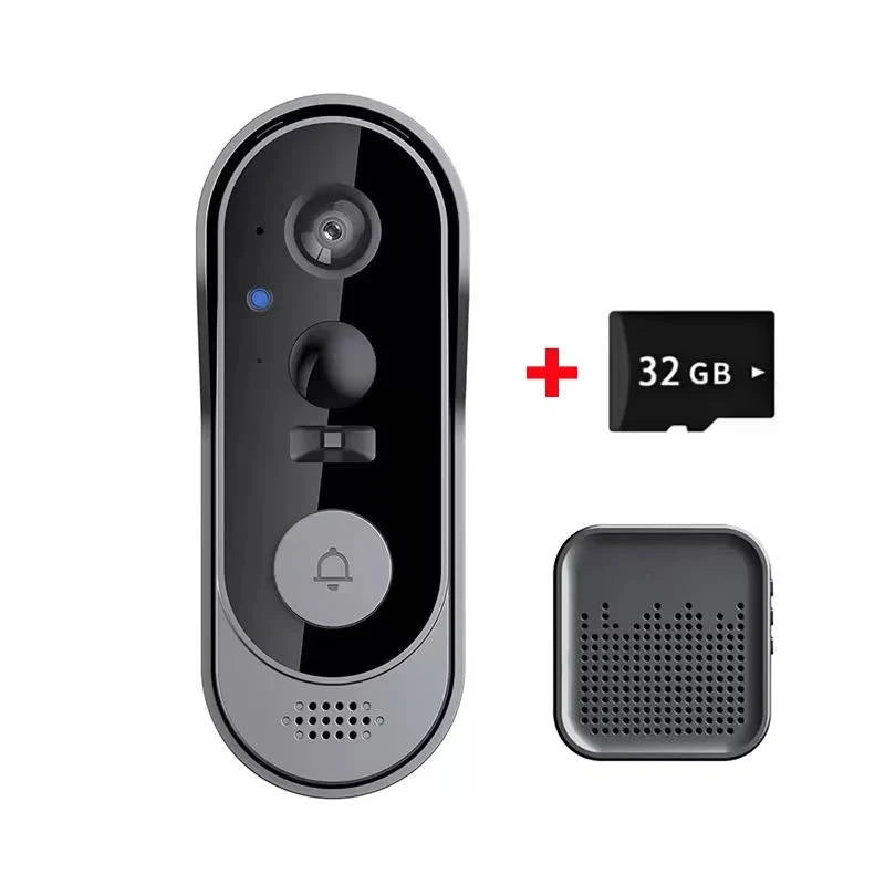 Video Doorbell Wireless HD Night Vision & Two-Way Audio