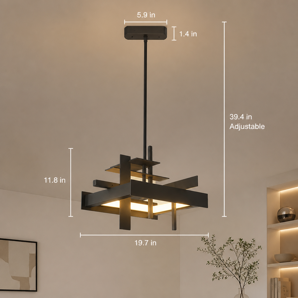 Vintage Stainless Steel LED Pendant Light