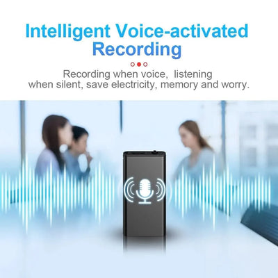 Voice Recorder Voice-Activated 32 GB Storage 50-Hour Recording