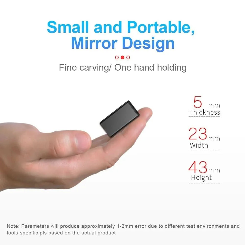Voice Recorder Voice-Activated 32 GB Storage 50-Hour Recording