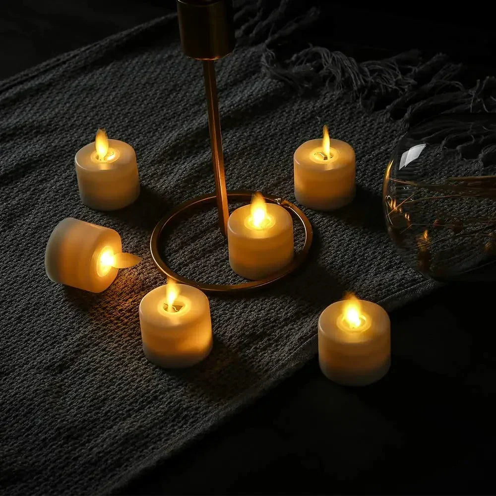 Votive Candles Flameless Remote Control Set of 6