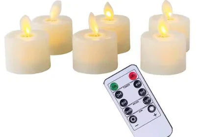 Votive Candles Flameless Remote Control Set of 6