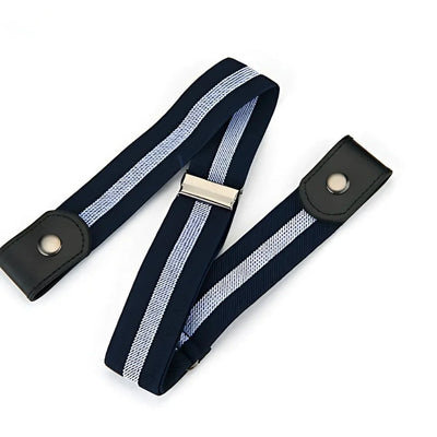 Waist Belt Buckle-Free Adjustable Elastic Set Of Two