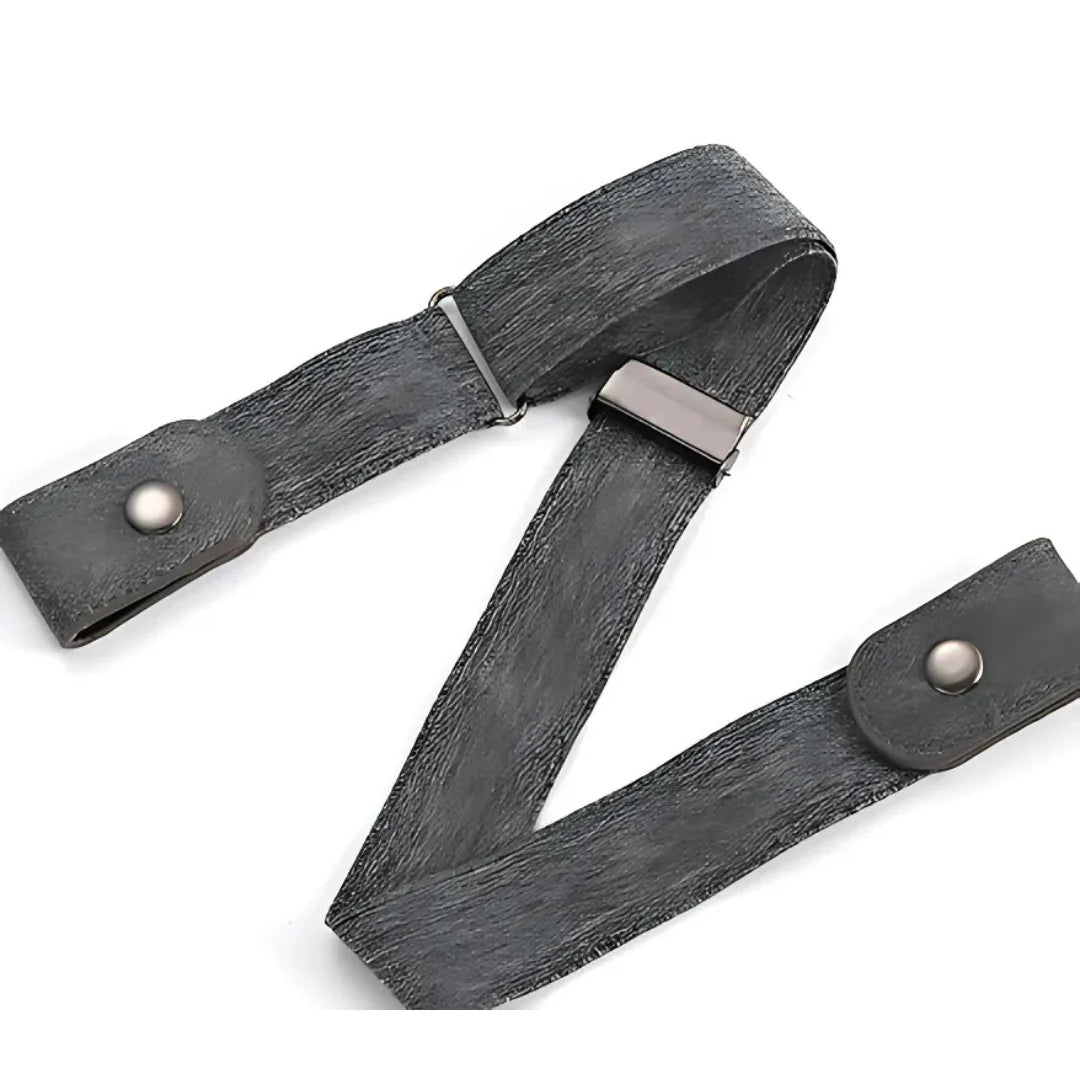 Waist Belt Buckle-Free Adjustable Elastic Set Of Two
