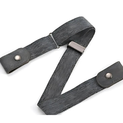 Waist Belt Buckle-Free Adjustable Elastic Set Of Two