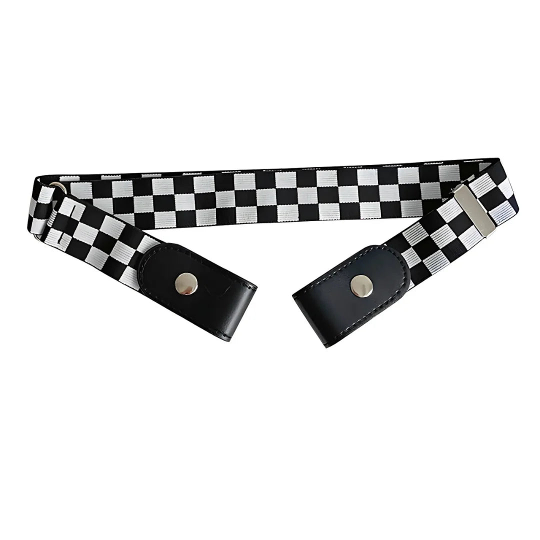 Waist Belt Buckle-Free Adjustable Elastic Set Of Two