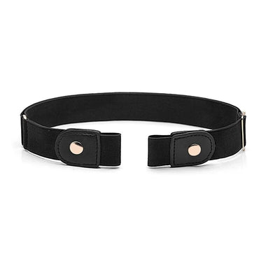 Waist Belt Buckle-Free Adjustable Elastic Set Of Two