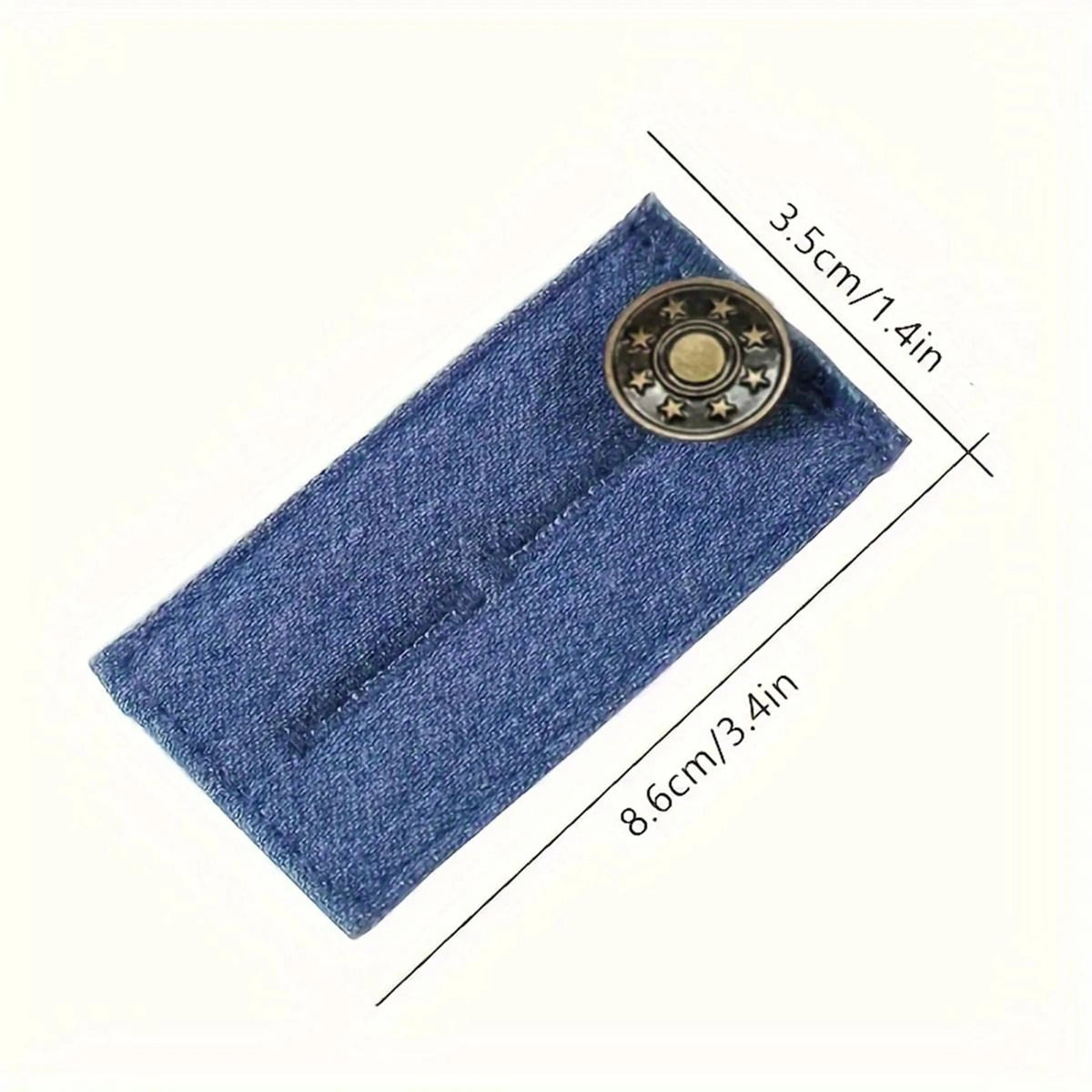Waistband Extender Elastic Loop & Metal Button