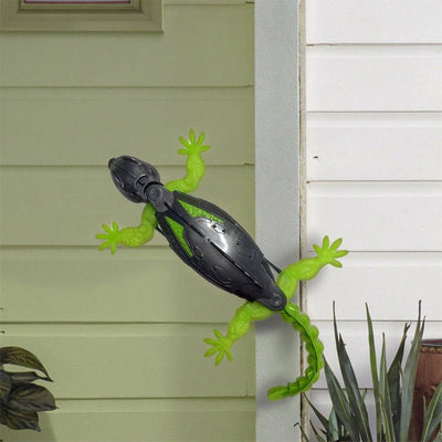 Wall-Climbing Lizard Toy Silicone Legs LED Eyes USB Rechargeable
