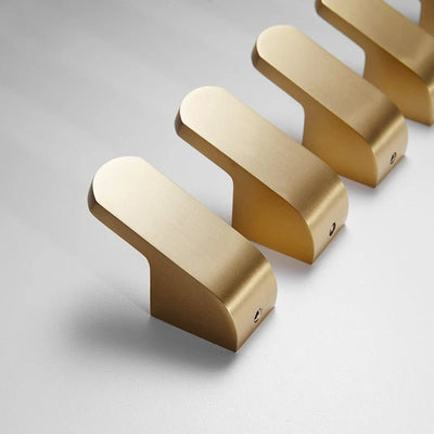 Wall Hook Brass Gold Finish Space-Saving Design