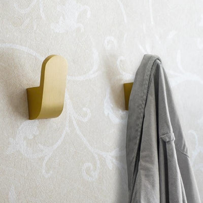 Wall Hook Brass Gold Finish Space-Saving Design