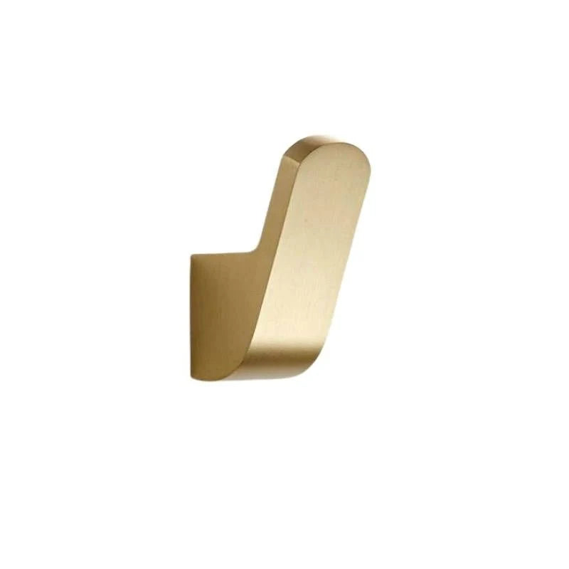 Wall Hook Brass Gold Finish Space-Saving Design