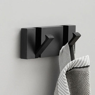 Wall Hook Foldable Aerospace Aluminum Adhesive & Screw Mount