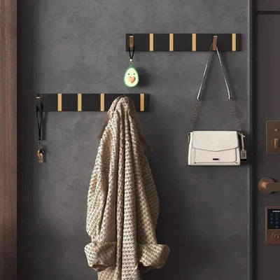 Wall Hook Rail Foldable Space-Saving Aluminum