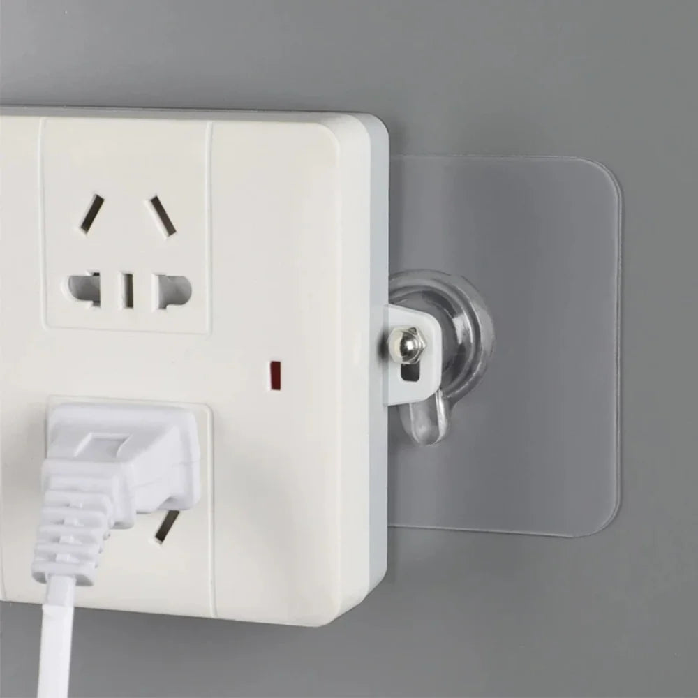 Wall Hook Transparent Self-Adhesive Holds 11 Lbs