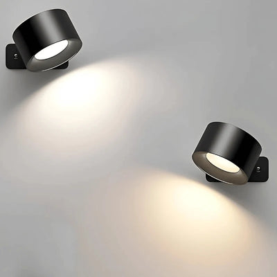 Wall Lamp Wireless Rechargeable 360° Rotatable No Drill Mount