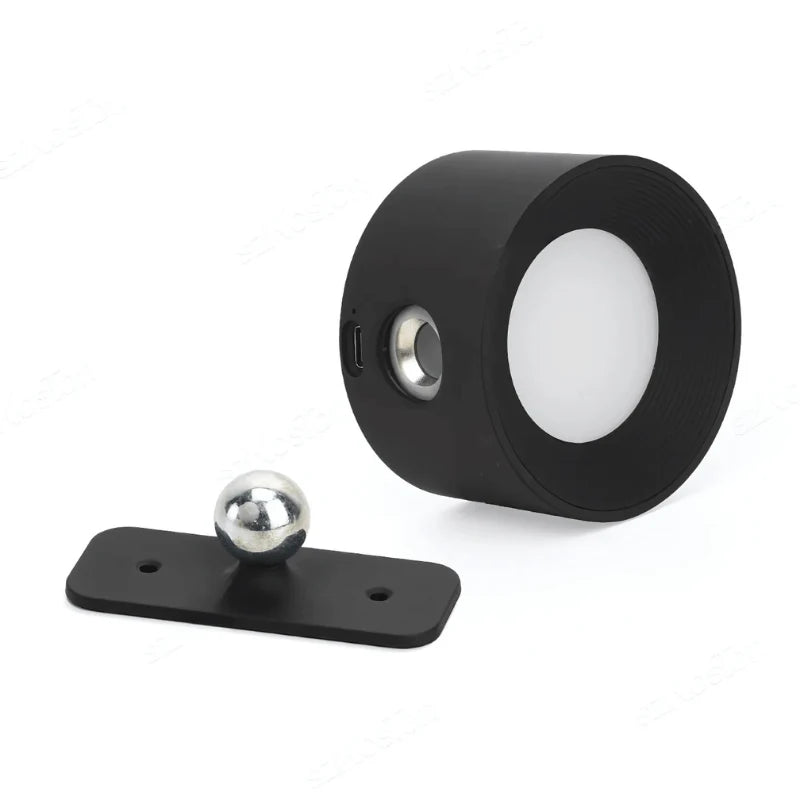 Wall Lamp Wireless Rechargeable 360° Rotatable No Drill Mount