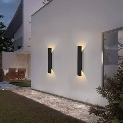 Wall Light Cylindrical LED Metal & Acrylic