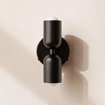 Wall Light Double Head Stainless Steel Warm White LED
