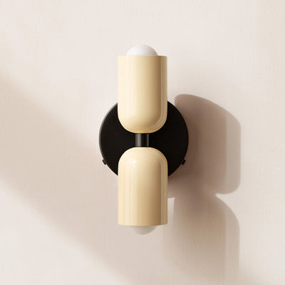 Wall Light Double Head Stainless Steel Warm White LED