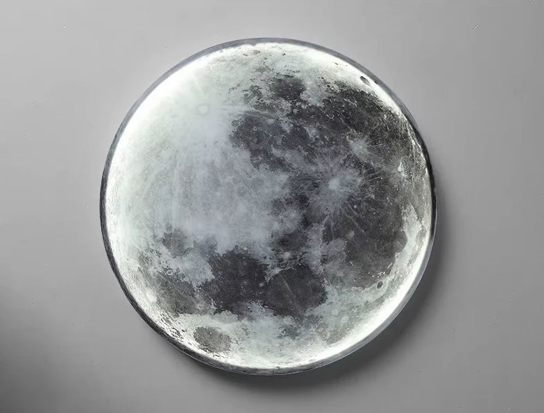 Wall Light Embossed Moon Crater LED