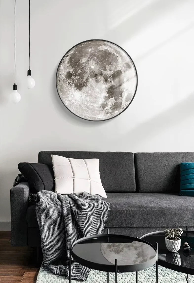 Wall Light Embossed Moon Crater LED