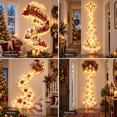 Wall Light Illuminated Christmas Décor