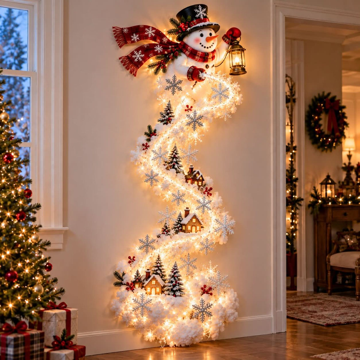 Wall Light Illuminated Christmas Décor