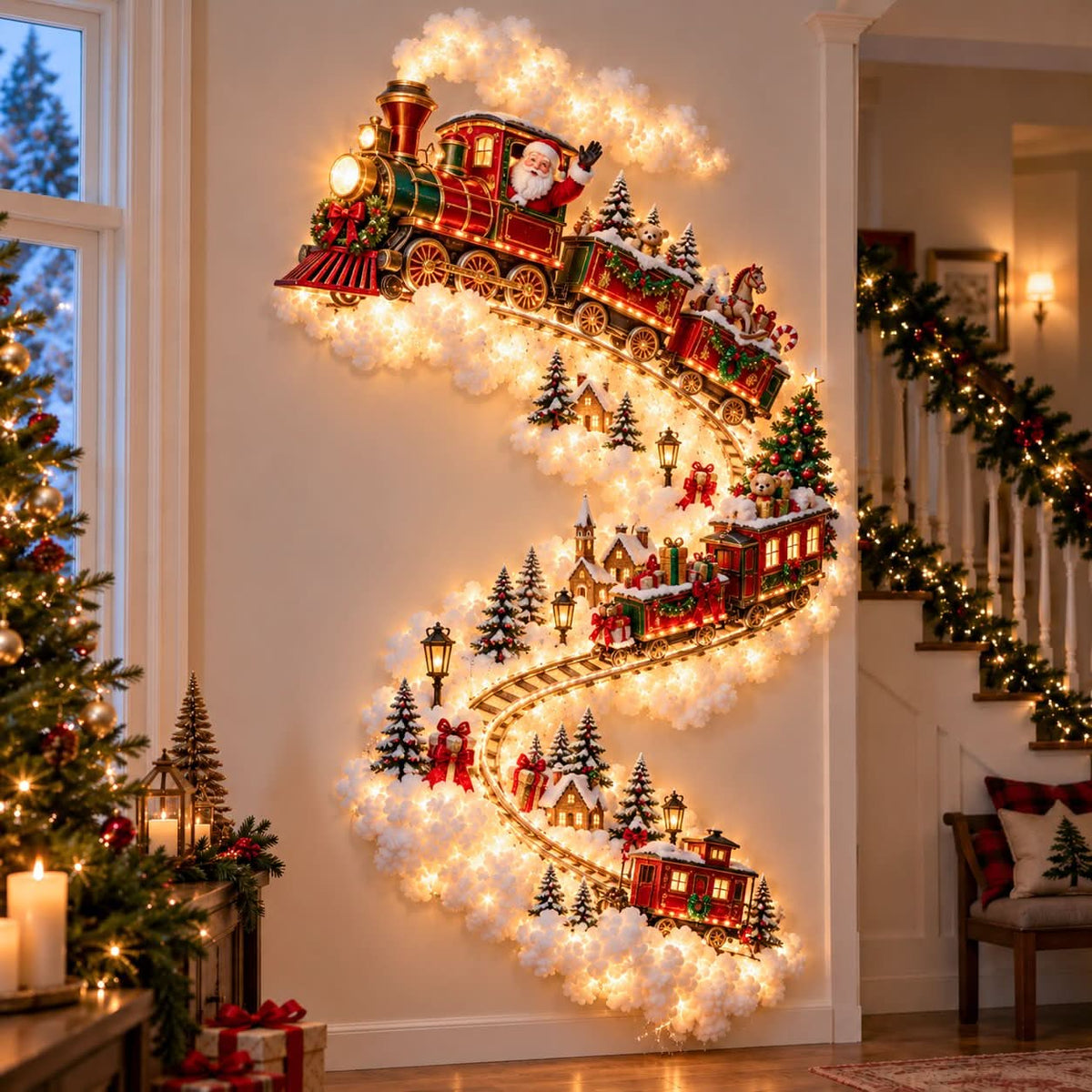 Wall Light Illuminated Christmas Décor