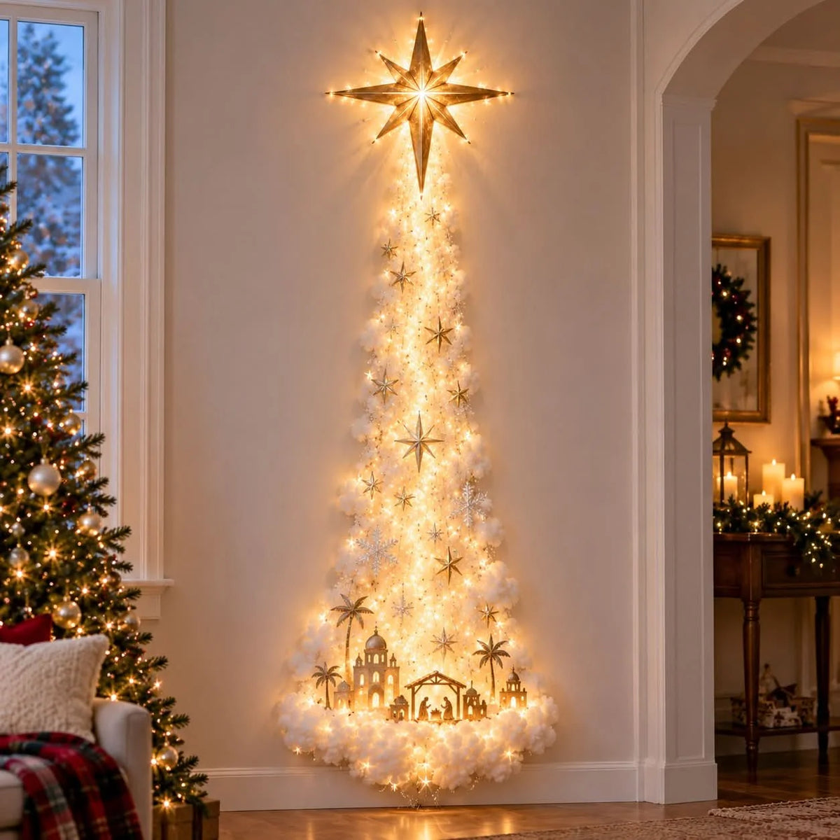 Wall Light Illuminated Christmas Décor