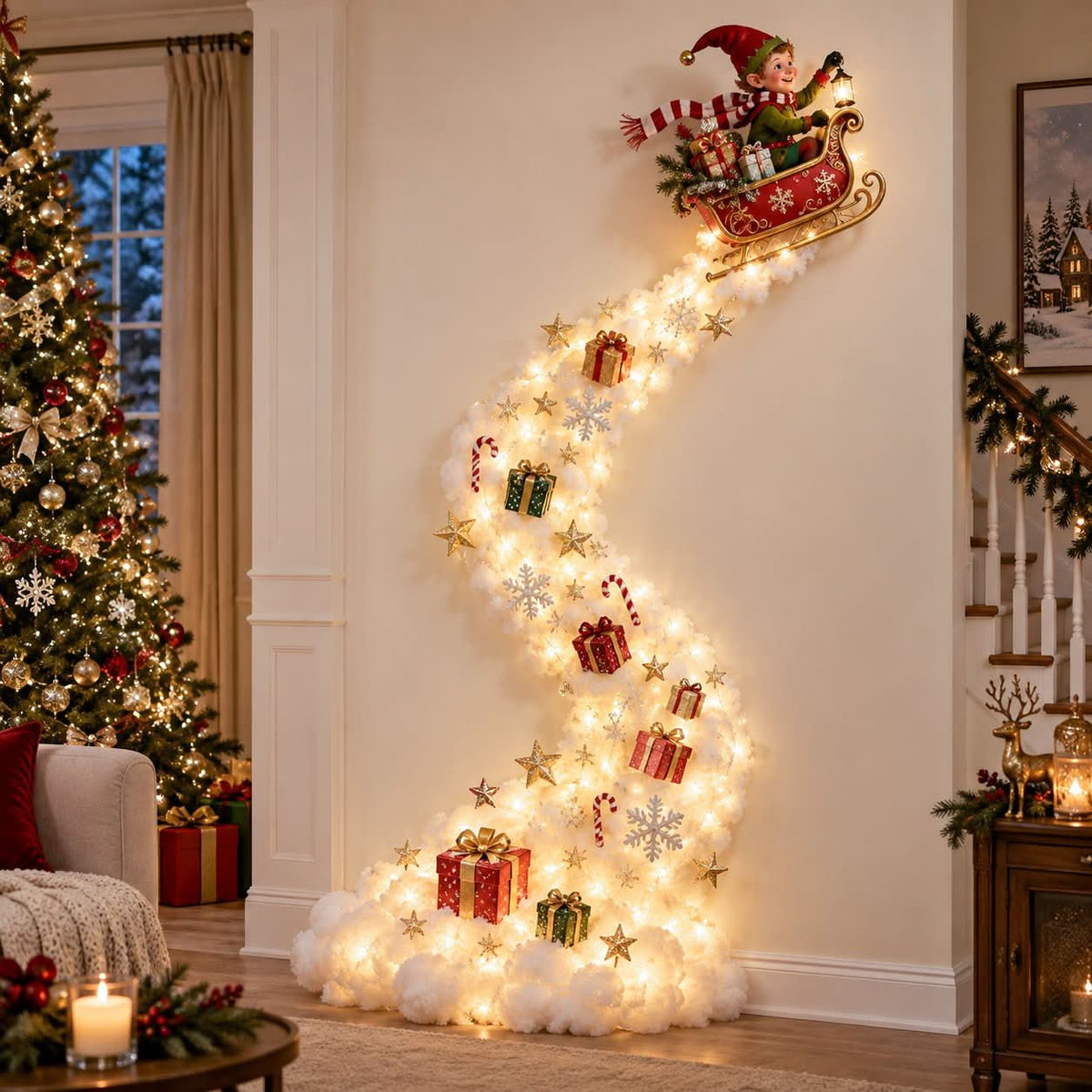 Wall Light Illuminated Christmas Décor