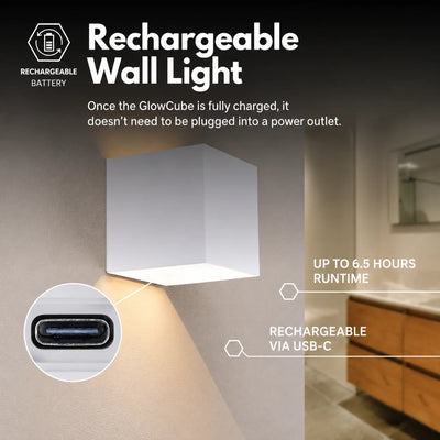 Wall Light Motion Sensor Up & Down Rechargeable