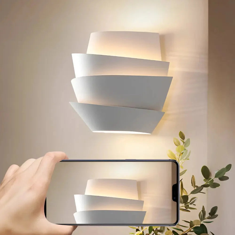 Wall Light Up And Down Layered Iron Housing