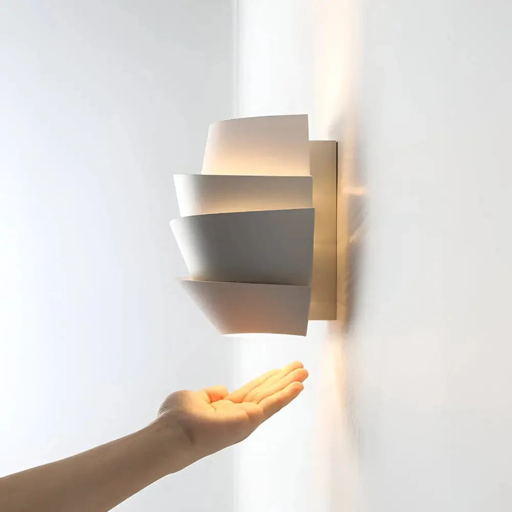 Wall Light Up And Down Layered Iron Housing