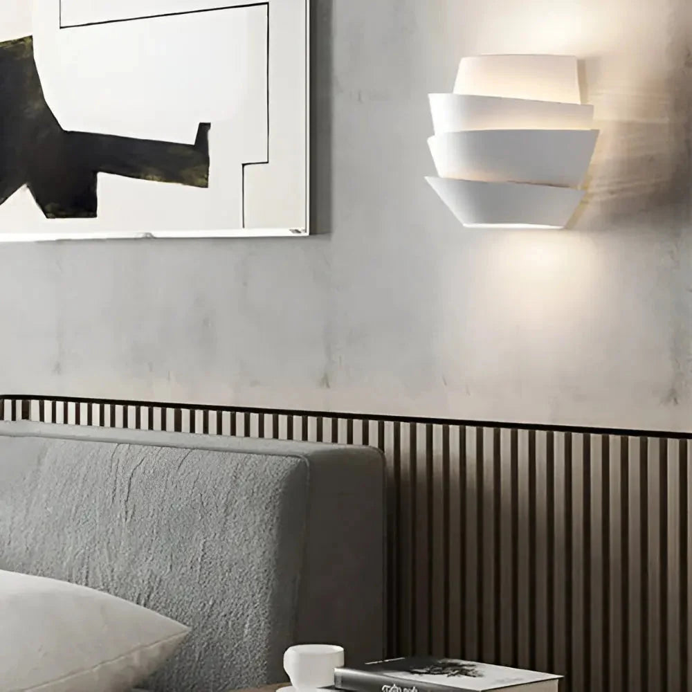 Wall Light Up And Down Layered Iron Housing