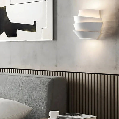 Wall Light Up And Down Layered Iron Housing