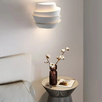 Wall Light Up And Down Layered Iron Housing