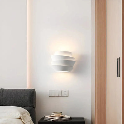 Wall Light Up And Down Layered Iron Housing
