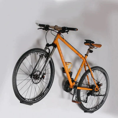 Wall-Mounted Bike Rack Coated Steel Space-Saving 150 lb Capacity