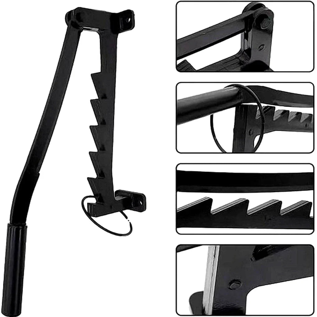 Wall-Mounted Log Splitter Lever-Action Carbon Steel Space-Saving